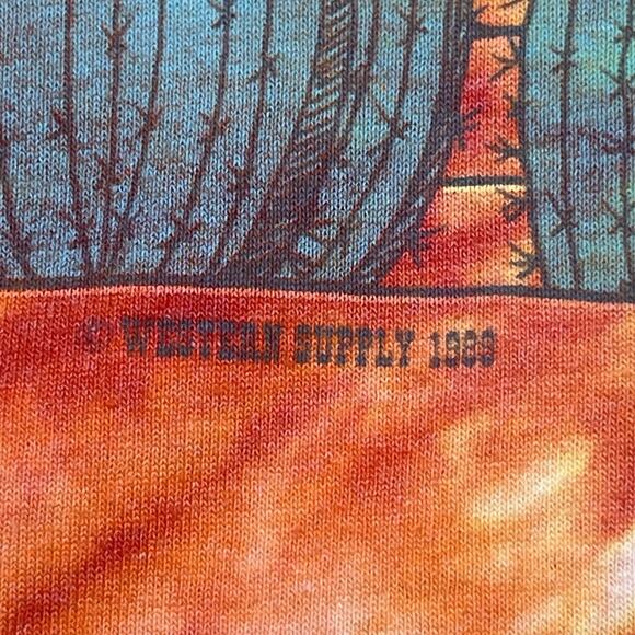 Vtg Screen Stars T-Shirt Adult 2XL Las Vegas Desert Tie Dye Single Stitch 80s - Picture 2 of 11